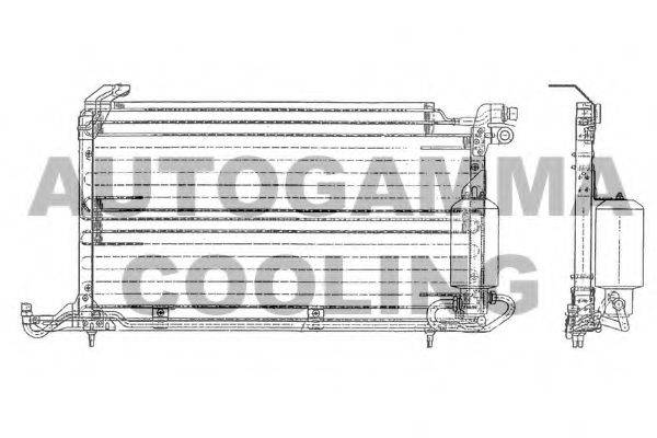 AUTOGAMMA 102814 Конденсатор, кондиціонер