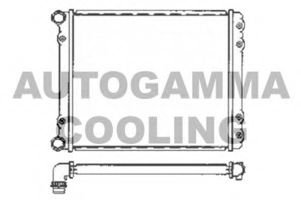 AUTOGAMMA 102895 Радіатор, охолодження двигуна