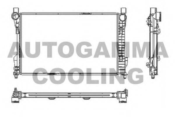 AUTOGAMMA 102920 Радіатор, охолодження двигуна
