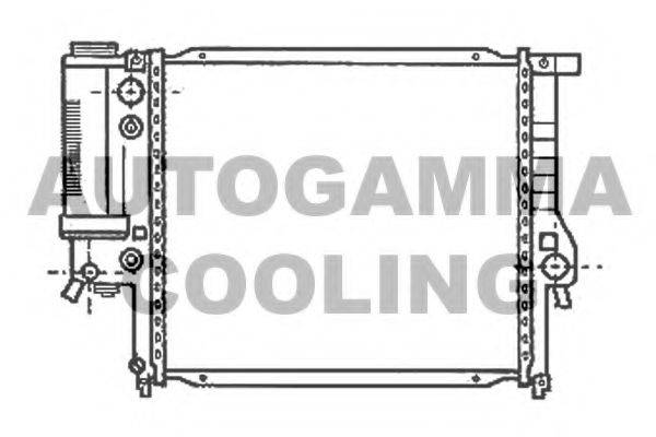 AUTOGAMMA 103034 Радіатор, охолодження двигуна