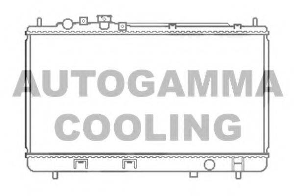 AUTOGAMMA 103056 Радіатор, охолодження двигуна