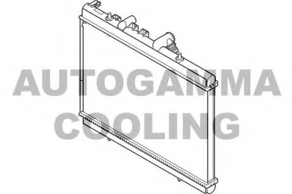 AUTOGAMMA 103123 Радіатор, охолодження двигуна