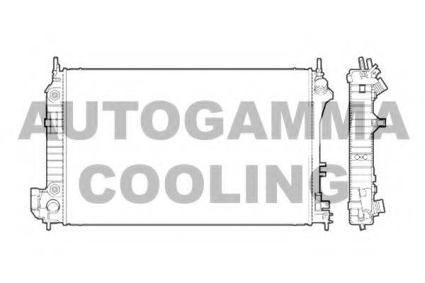 AUTOGAMMA 103238 Радіатор, охолодження двигуна