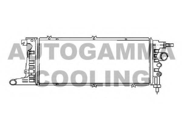 AUTOGAMMA 103259 Радіатор, охолодження двигуна