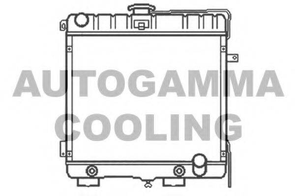 AUTOGAMMA 103341 Радіатор, охолодження двигуна