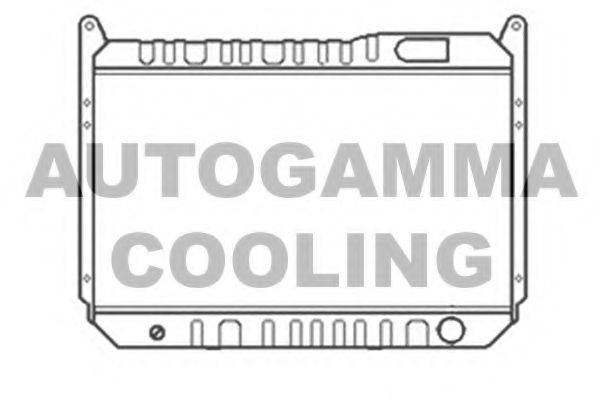 AUTOGAMMA 103345 Радіатор, охолодження двигуна