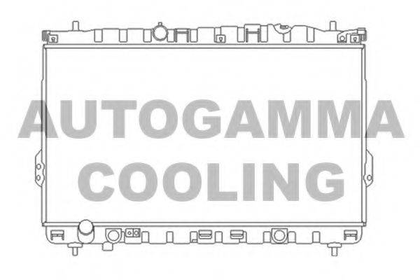 AUTOGAMMA 103362 Радіатор, охолодження двигуна