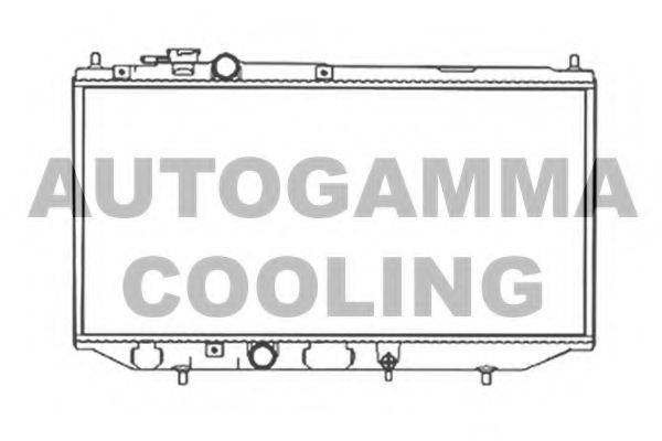 AUTOGAMMA 103402 Радіатор, охолодження двигуна