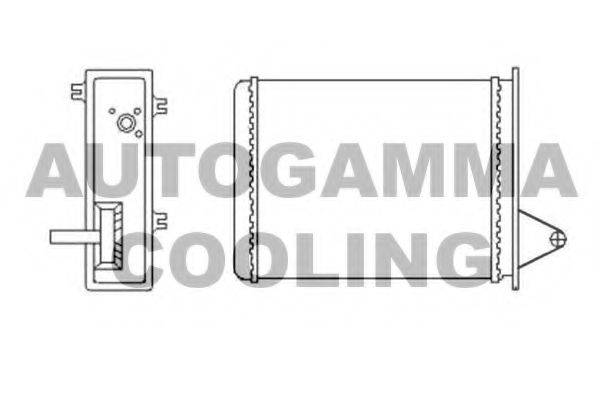 AUTOGAMMA 103410 Теплообмінник, опалення салону