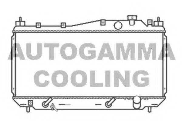 AUTOGAMMA 103435 Радіатор, охолодження двигуна