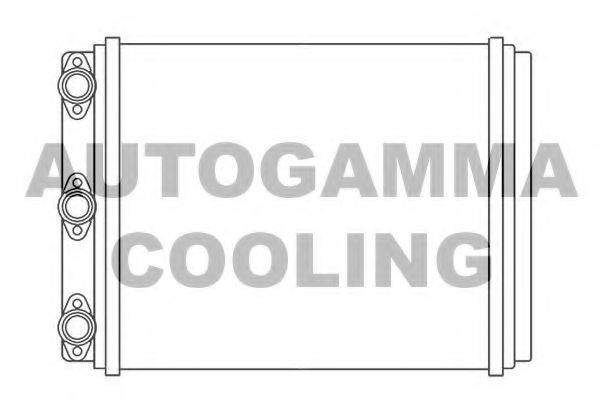 AUTOGAMMA 103446 Теплообмінник, опалення салону