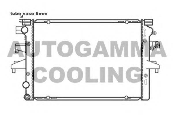 AUTOGAMMA 103544 Радіатор, охолодження двигуна