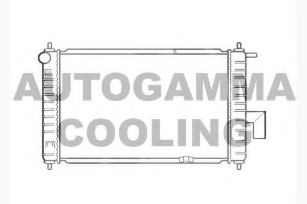 AUTOGAMMA 103697 Радіатор, охолодження двигуна