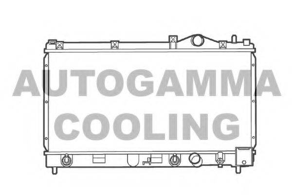 AUTOGAMMA 103734 Радіатор, охолодження двигуна
