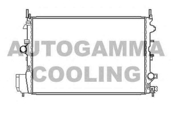 AUTOGAMMA 103754 Радіатор, охолодження двигуна