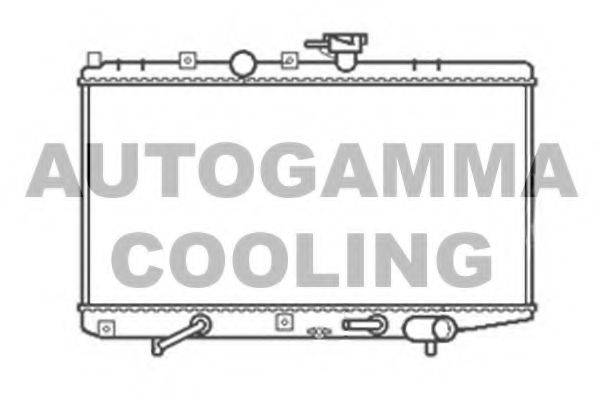 AUTOGAMMA 103818 Радіатор, охолодження двигуна