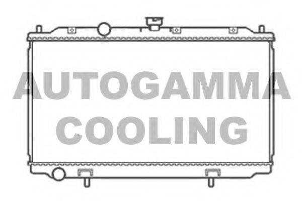 AUTOGAMMA 103840 Радіатор, охолодження двигуна