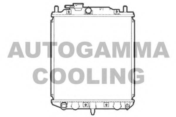 AUTOGAMMA 103909 Радіатор, охолодження двигуна