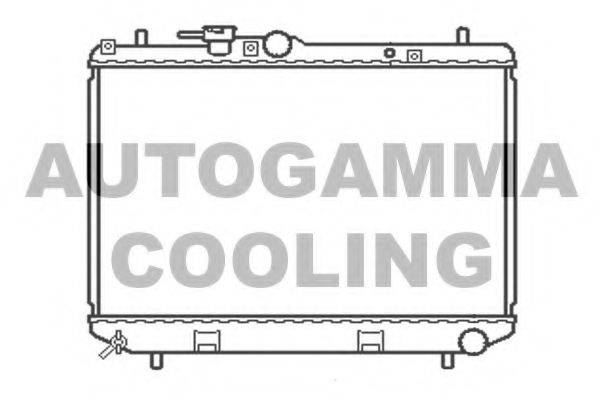 AUTOGAMMA 103913 Радіатор, охолодження двигуна