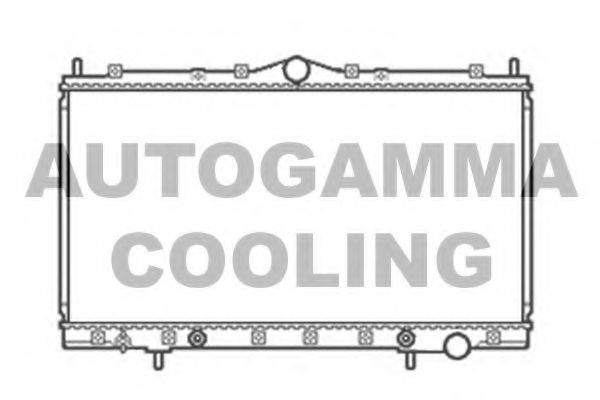 AUTOGAMMA 103956 Радіатор, охолодження двигуна