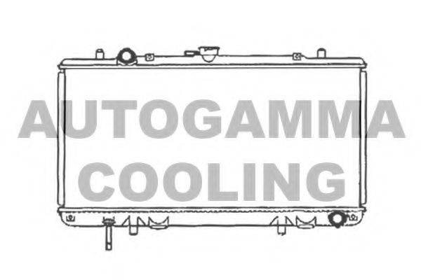 AUTOGAMMA 103964 Радіатор, охолодження двигуна