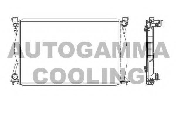 AUTOGAMMA 104029 Радіатор, охолодження двигуна