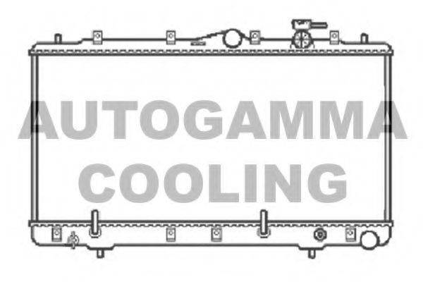 AUTOGAMMA 104064 Радіатор, охолодження двигуна