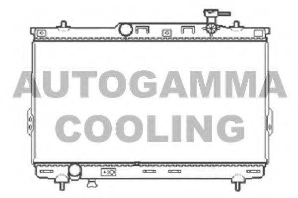 AUTOGAMMA 104069 Радіатор, охолодження двигуна