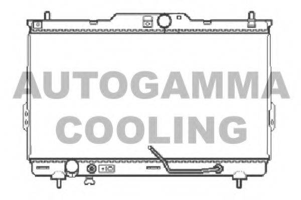 AUTOGAMMA 104074 Радіатор, охолодження двигуна