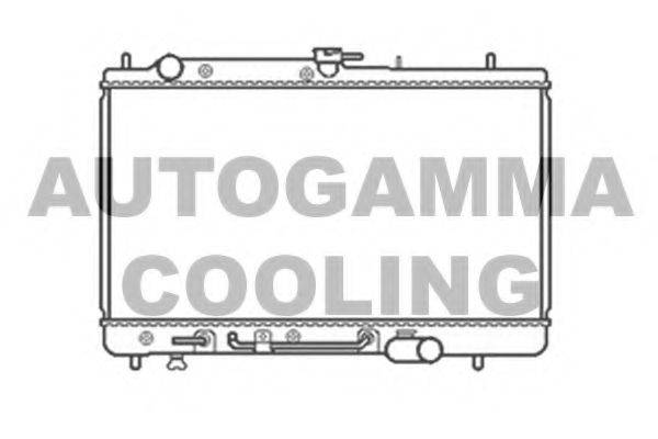 AUTOGAMMA 104153 Радіатор, охолодження двигуна
