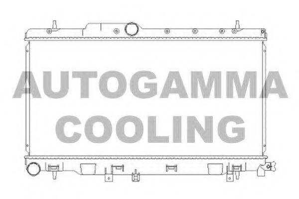 AUTOGAMMA 104187 Радіатор, охолодження двигуна