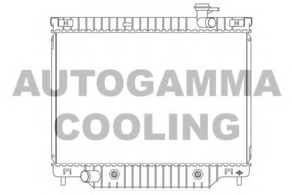 AUTOGAMMA 104422 Радіатор, охолодження двигуна