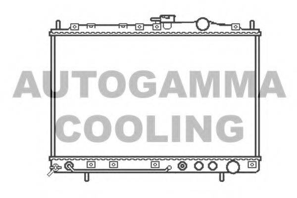 AUTOGAMMA 104656 Радіатор, охолодження двигуна