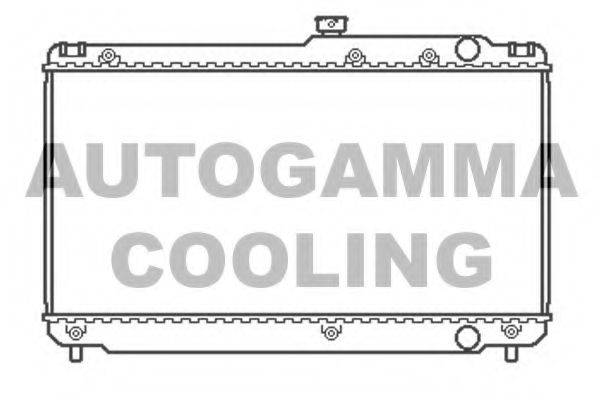 AUTOGAMMA 104669 Радіатор, охолодження двигуна