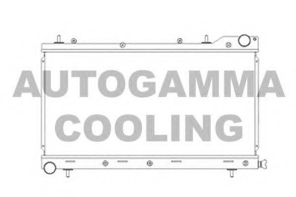 AUTOGAMMA 104704 Радіатор, охолодження двигуна