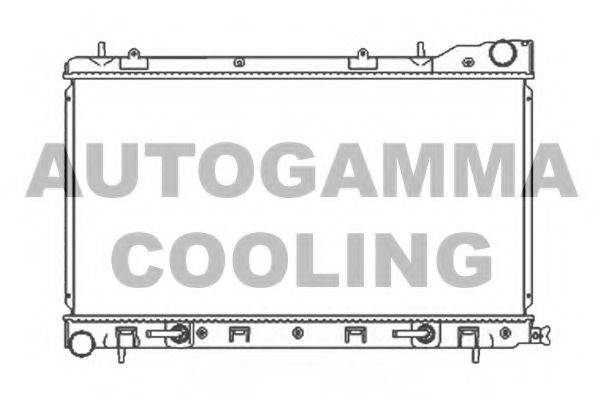 AUTOGAMMA 104706 Радіатор, охолодження двигуна