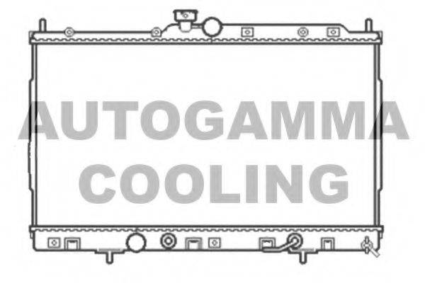 AUTOGAMMA 105052 Радіатор, охолодження двигуна