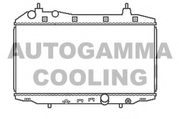 AUTOGAMMA 105106 Радіатор, охолодження двигуна