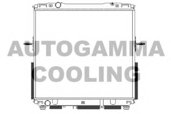 AUTOGAMMA 105129 Радіатор, охолодження двигуна