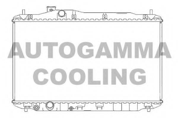 AUTOGAMMA 105135 Радіатор, охолодження двигуна