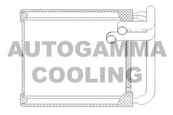 AUTOGAMMA 105147 Теплообмінник, опалення салону