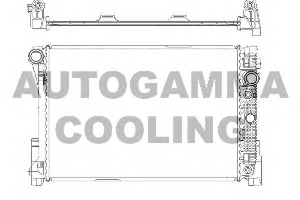 AUTOGAMMA 105172 Радіатор, охолодження двигуна