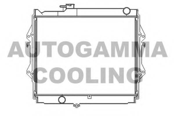 AUTOGAMMA 105183 Радіатор, охолодження двигуна