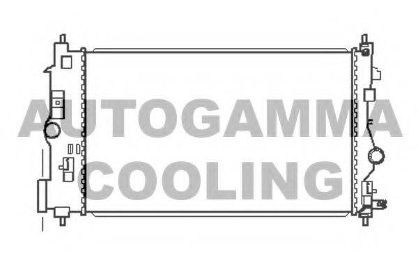 AUTOGAMMA 105447 Радіатор, охолодження двигуна