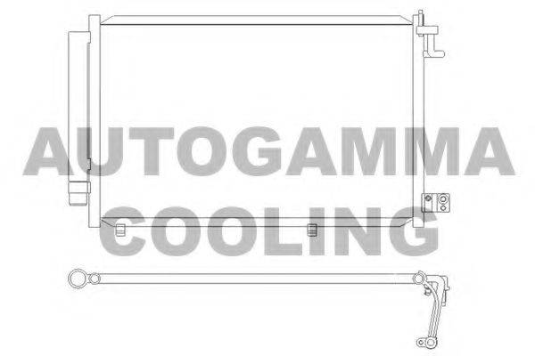 AUTOGAMMA 105523 Конденсатор, кондиціонер