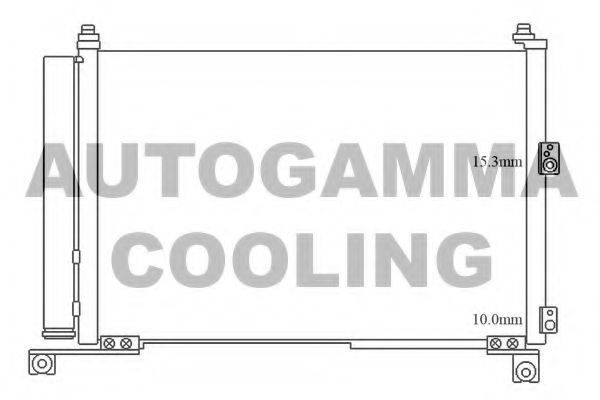 AUTOGAMMA 105616 Конденсатор, кондиціонер