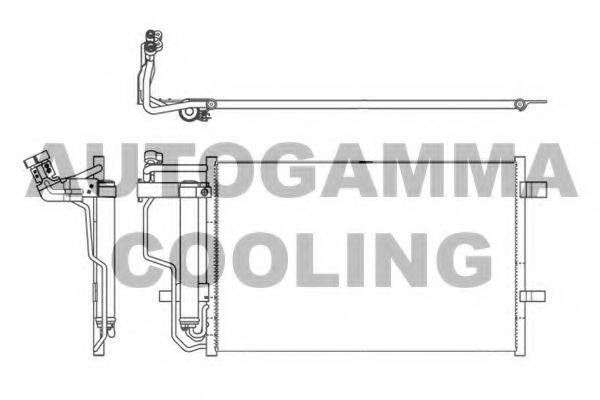 AUTOGAMMA 105619 Конденсатор, кондиціонер