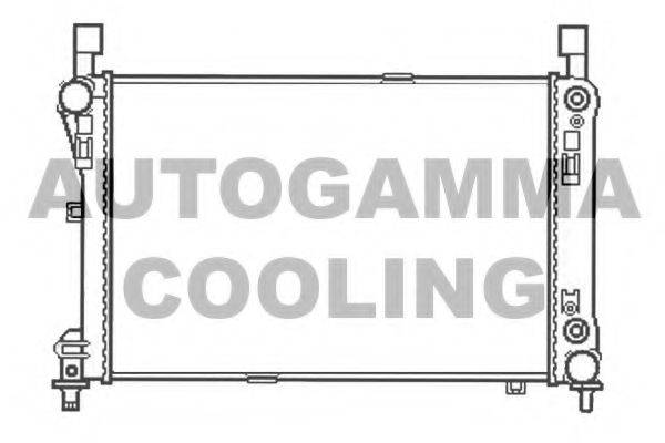 AUTOGAMMA 105757 Радіатор, охолодження двигуна