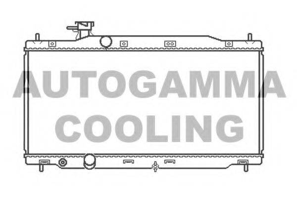 AUTOGAMMA 105792 Радіатор, охолодження двигуна