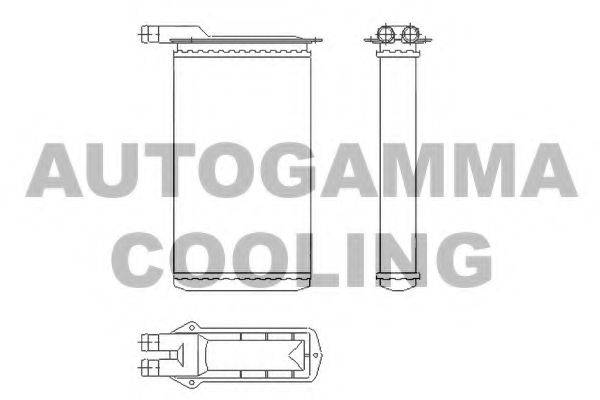 AUTOGAMMA 107002 Теплообмінник, опалення салону